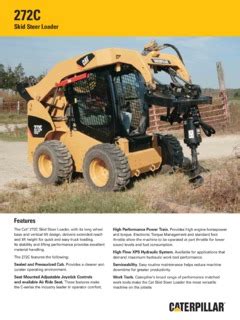 caterpillar 272c|cat 272 specs.